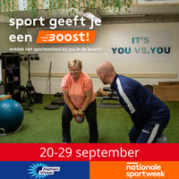 Nationale Sportweek van 20 t/m 29 september a.s.